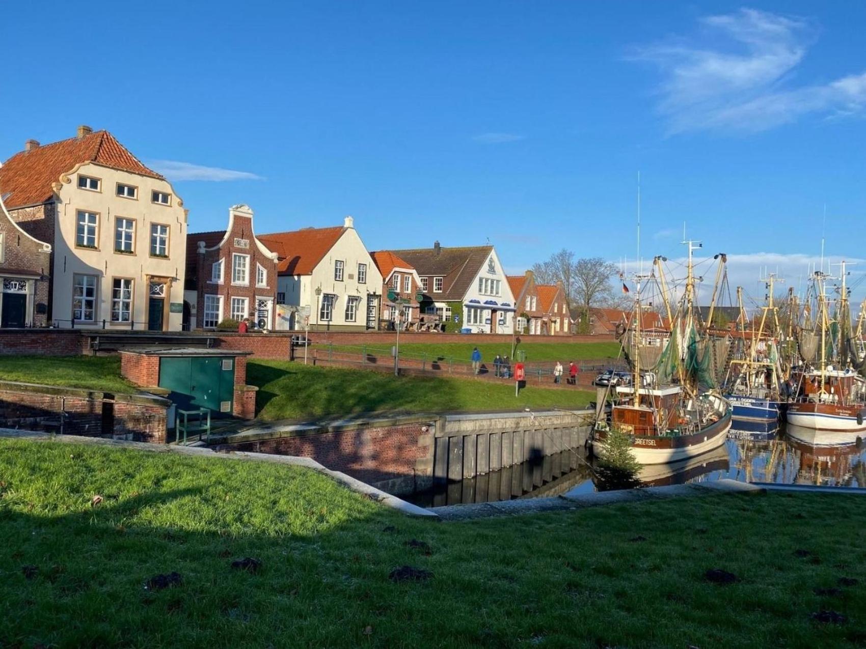 Ferienhaus Sandmann Greetsiel Krummhorn Bagian luar foto