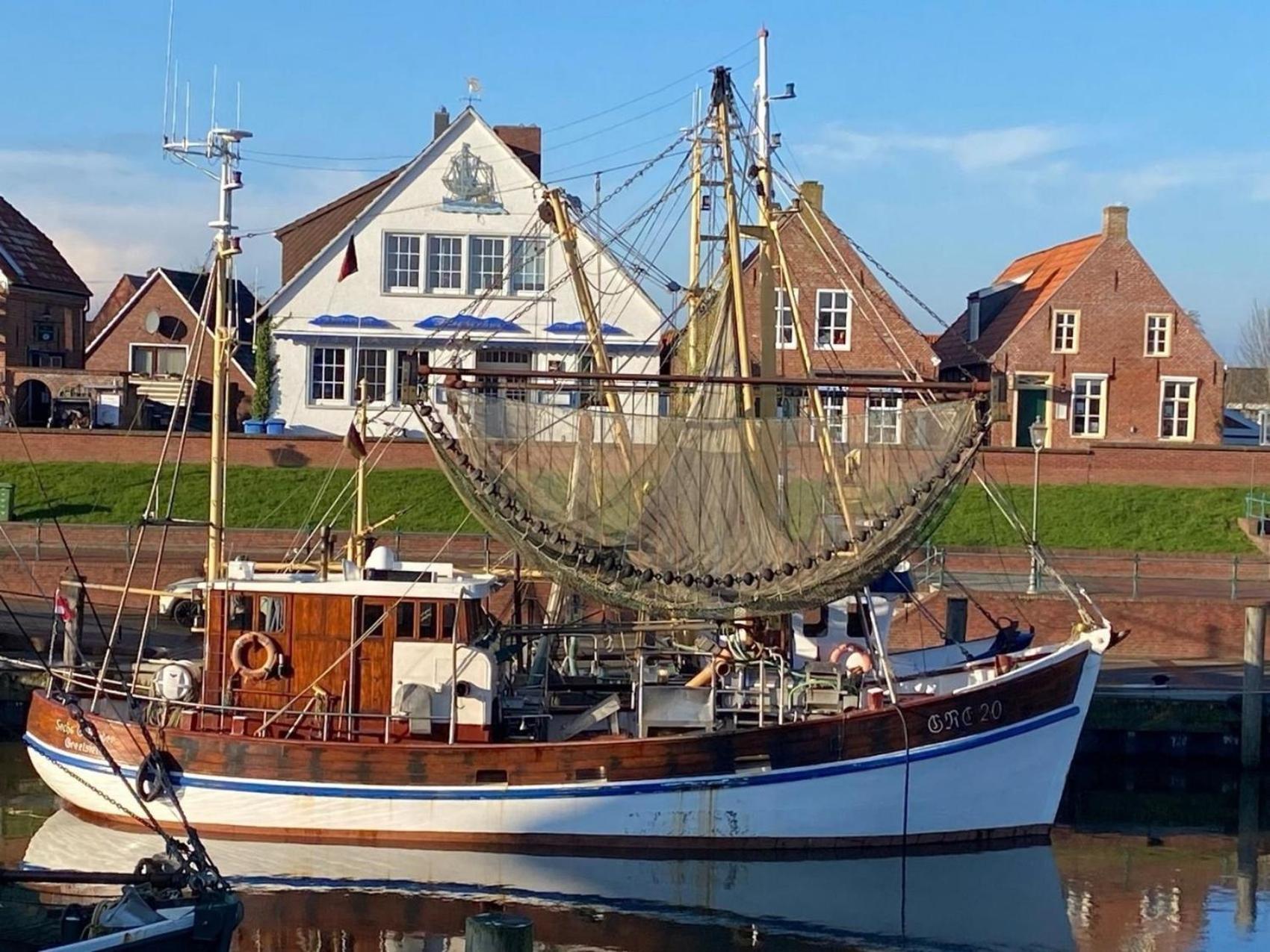 Ferienhaus Sandmann Greetsiel Krummhorn Bagian luar foto